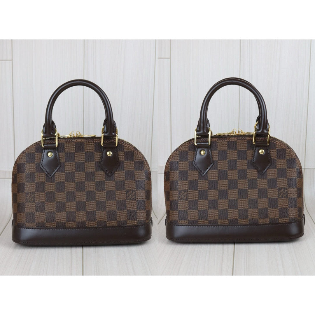 Include Entrupy Certificate of Authenticity｜Very Good ( Rank A)｜Louis Vuitton Damier Alma BB HandBag Shoulder Bag｜X26040817