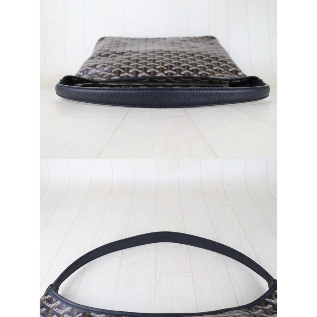 Include Entrupy Certificate of Authenticity｜Very Good ( Rank A)｜ Goyard Boheme Hobo Black｜S26022615