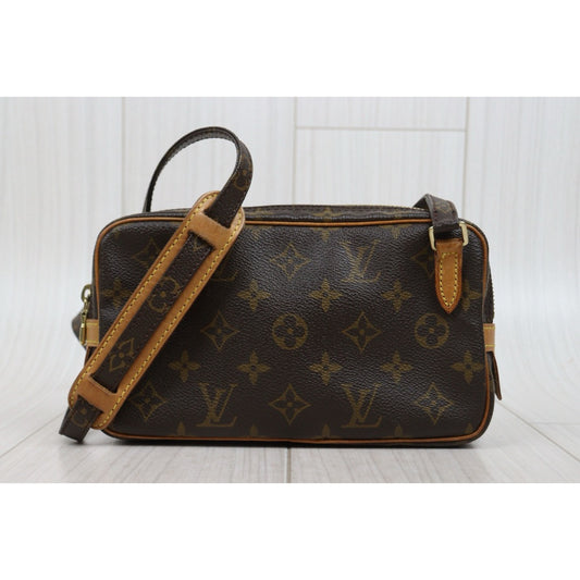 Good ( Rank AB)｜LV Monogram Pochette Marley Bandolier Shoulder Bag｜25120614