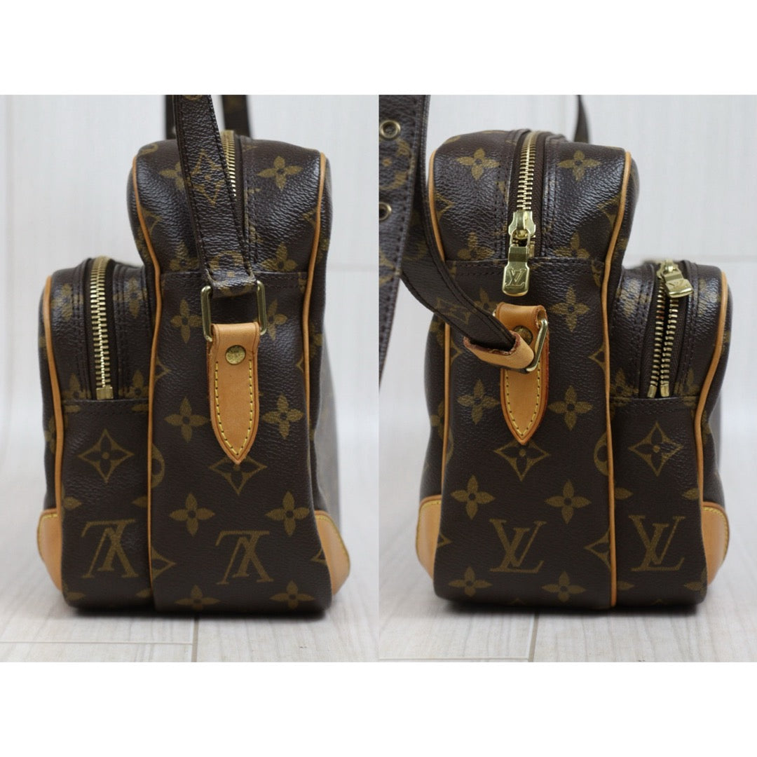 Include Entrupy Certificate of Authenticity｜Good ( Rank AB) ｜  Louis Vuitton Monogram Nile Shoulder Bag｜26042004