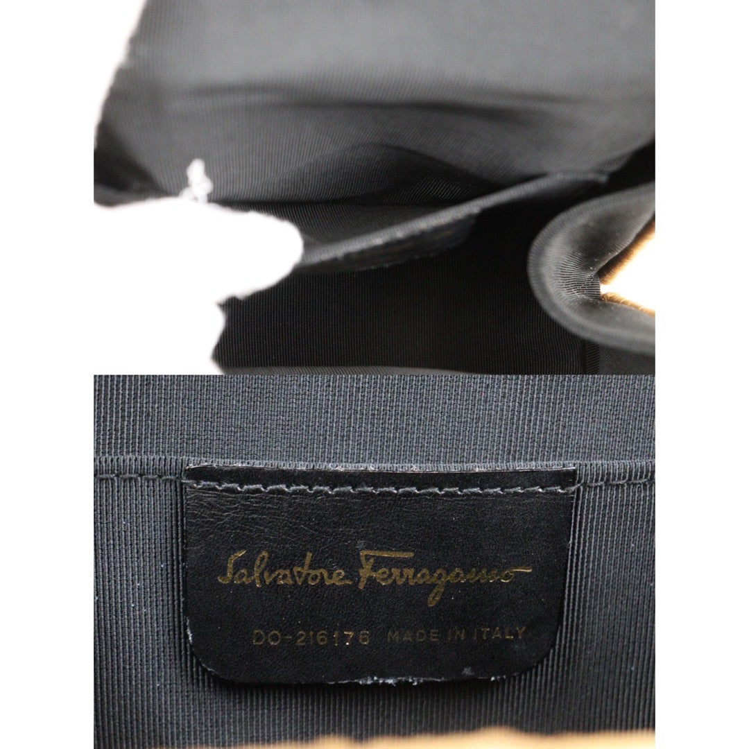 Rank A ｜Ferragamo Gancini Bamboo Handbag ｜24030711