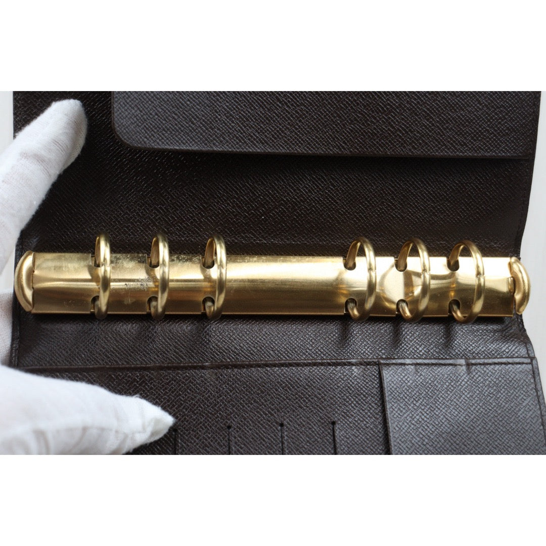 Very Good ( Rank A)｜ LV Damier Ring Agenda Cover Notebook Cover ｜Q25021307