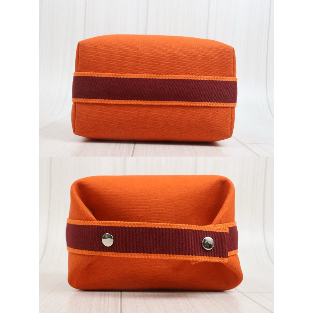 Include Entrupy Certificate of Authenticity｜Very Good ( Rank A)｜ HERMES Bride-a-Brac PM Handbag Orange Feu｜26100604