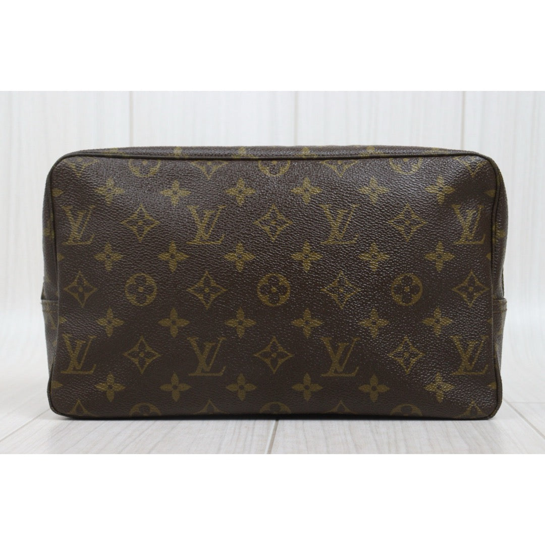 Include Entrupy Certificate of Authenticity｜Good ( Rank AB)｜ Louis Vuitton Truth Toilet 28 Monogram Makeup Pouch｜26070313