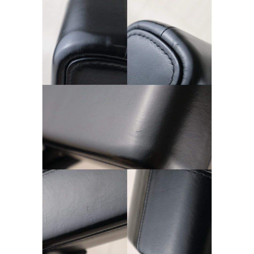 Very Good ( Rank A) ｜CHANEL MM Gabrielle Aged Calfskin Shoulder Bag Black IC Chips Model｜S25102901