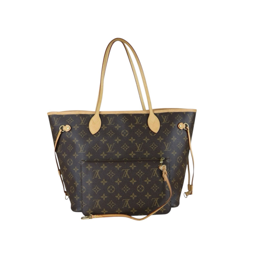 Include Entrupy Certificate of Authenticity｜Good ( Rank AB)｜ Louis Vuitton Monogram Neverful MM ShoulderBag With Pouch  ｜S26030807