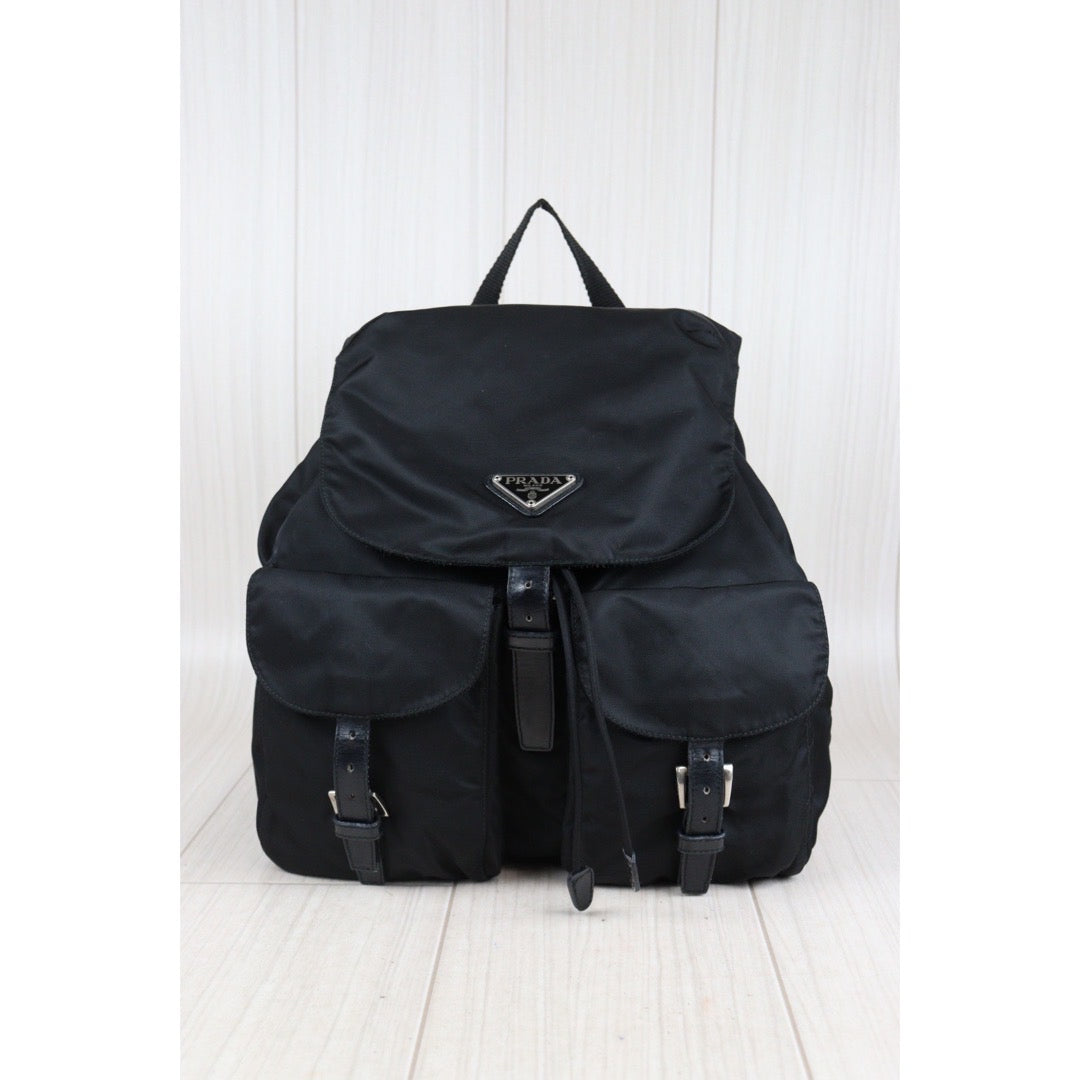 Rank AB｜Prada Nylon Backpack Medium Black｜23101908