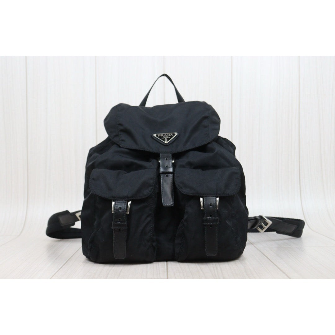 Good ( Rank AB)｜Prada Nylon Backpack Small Black｜25122208