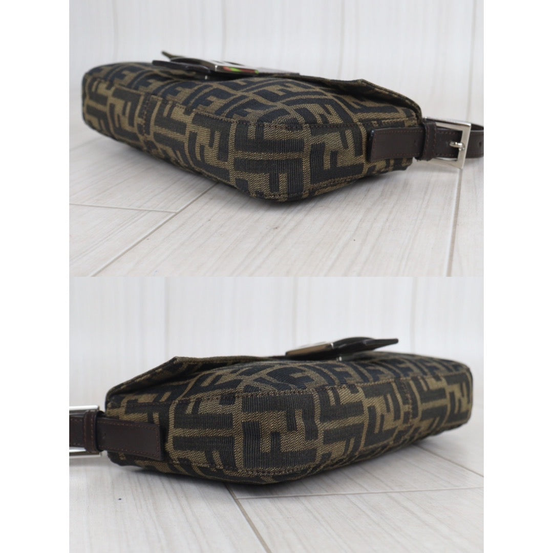 Rank A｜ FENDI Zucca Mamma Baguette Shoulder Bag ｜23092805
