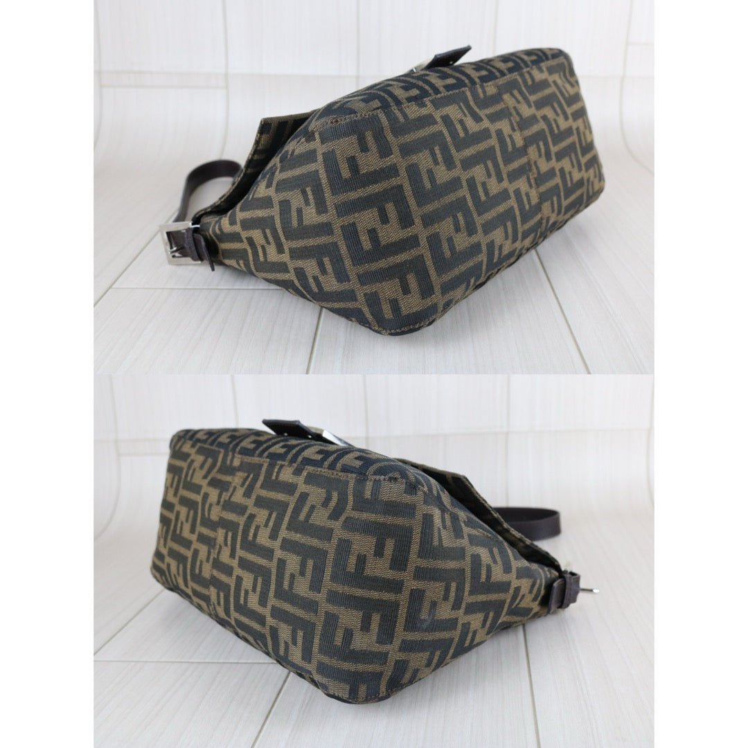 Good ( Rank AB)｜ FENDI Zucca Mamma Baguette Shoulder Bag｜W25110605