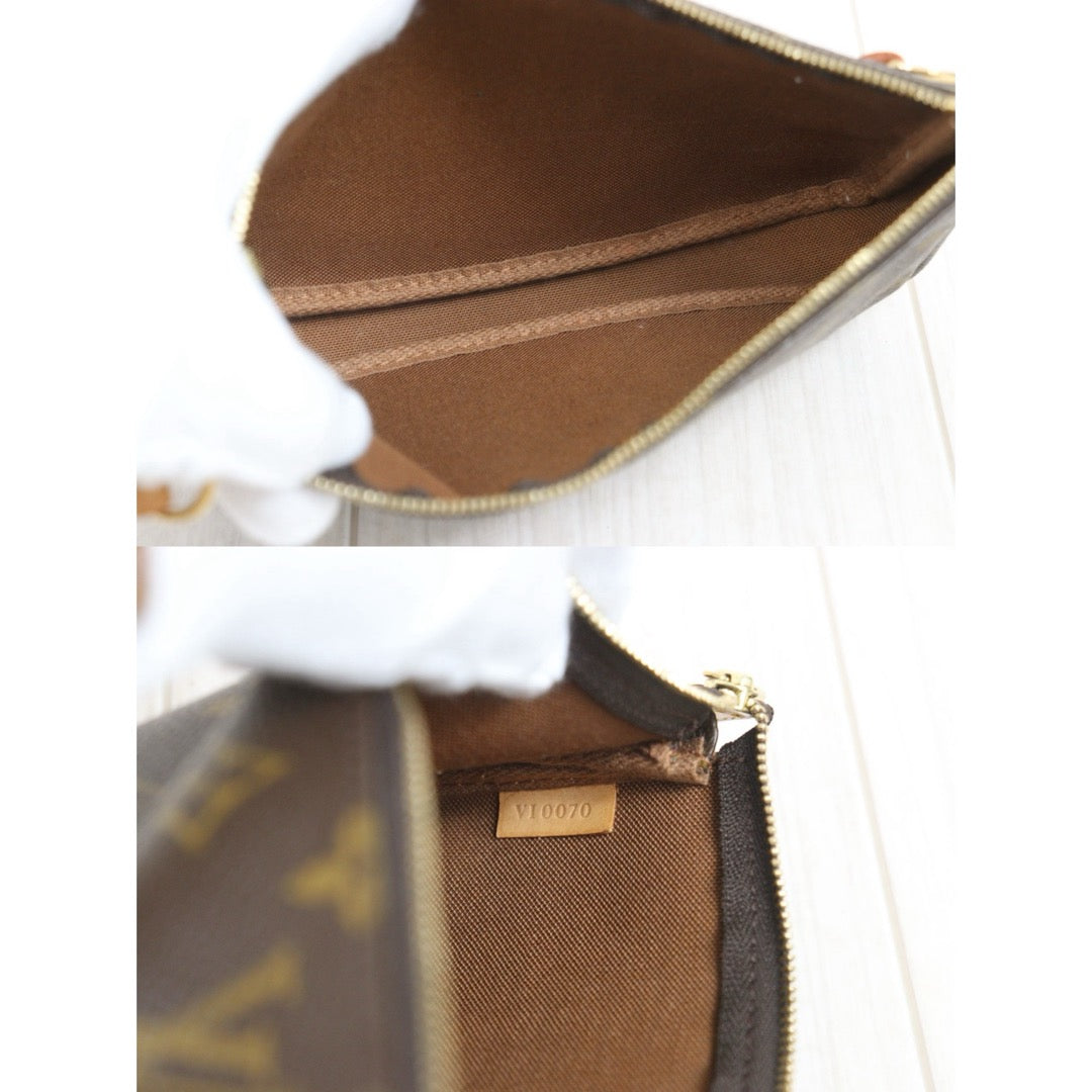Include Entrupy Certificate of Authenticity｜Very Good ( Rank A) ｜ Louis Vuitton Monogram Pochette Accessoire｜26080621