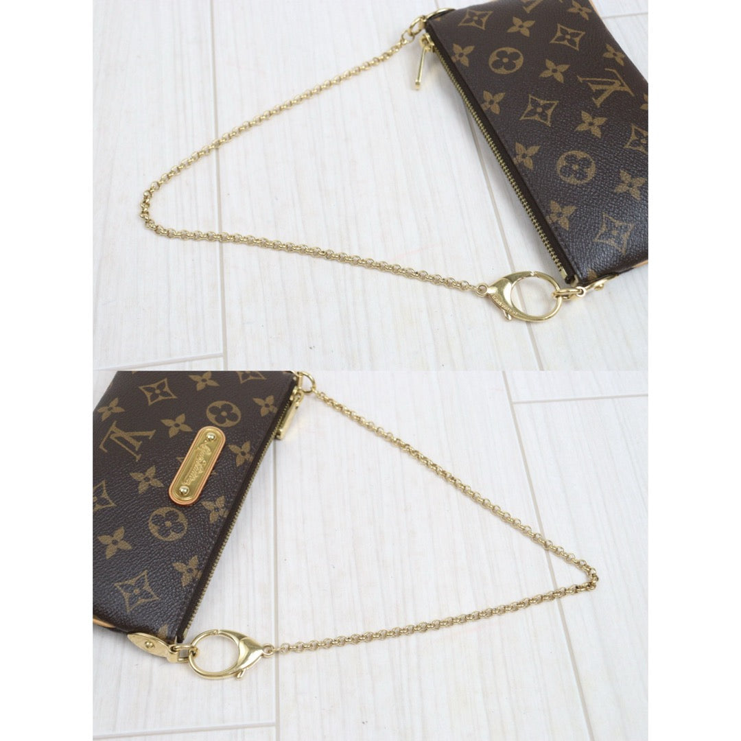 Include Entrupy Certificate of Authenticity｜Good ( Rank AB)｜ Louis Vuitton Monogram Milla MM Chain Bag｜26102304