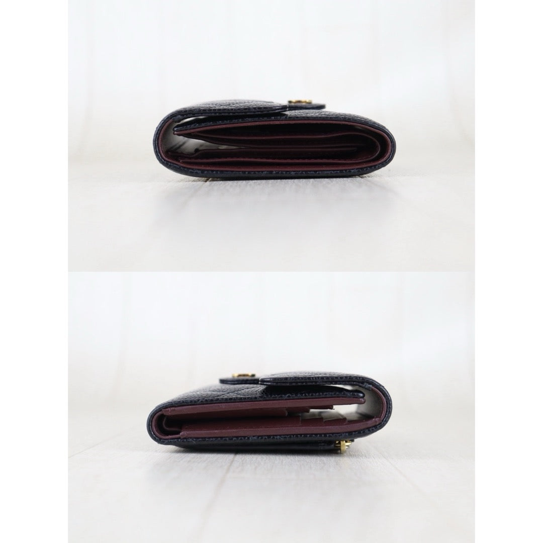 Include Entrupy Certificate of Authenticity｜Very Good ( Rank A)｜ Chanel Caviar Skin Black Wallet Made In 2022 Year ｜S26062512