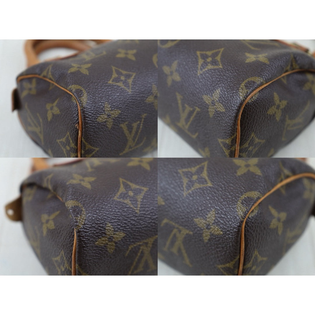 Fair ( Rank B) ｜ LV Monogram Mini Speedy Handbag With Shoulderstrap｜H25090808