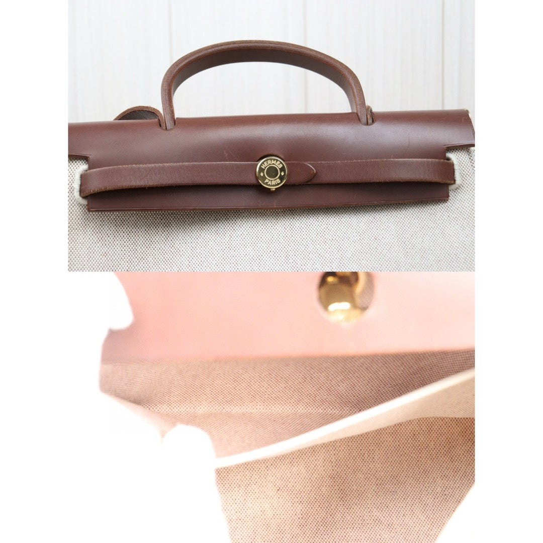 Good ( Rank AB)｜ HERMES Herbag PM □F Shoulder Bag  Made In 2002 Year｜W24120608