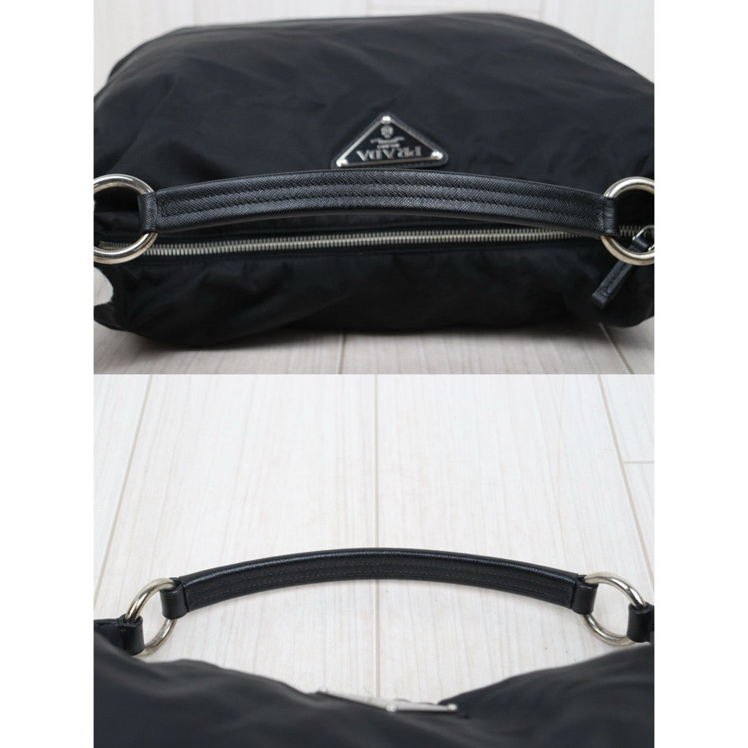 Very Good ( Rank A) ｜ PRADA HOBO GM Black HandBag ｜25120608