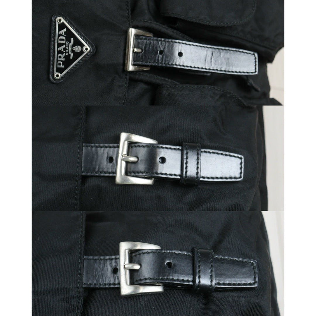 Include Entrupy Certificate of Authenticity｜Good ( Rank AB)｜Prada  Nylon Black Backpack Medium｜26101601