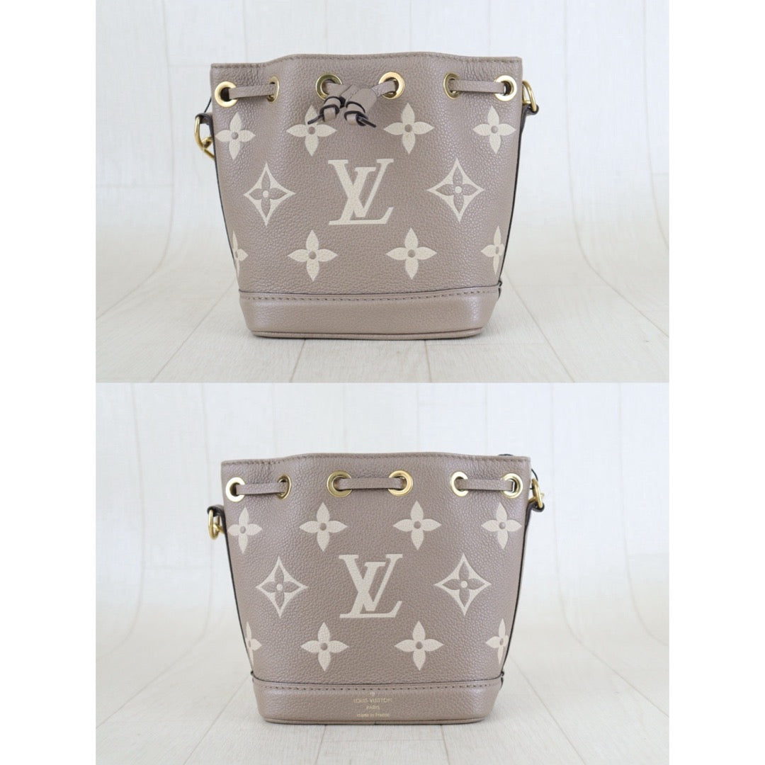 Louis Vuitton Monogram Empreinte Nano Noe ShoulderBag Elephant Grey IC Chips Model (Rank A) - photo 3