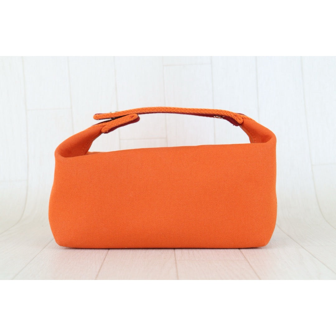 Very Good ( Rank A) ｜ HERMES Bride-A-Brac Canvas Orange Handbag ｜S25103004