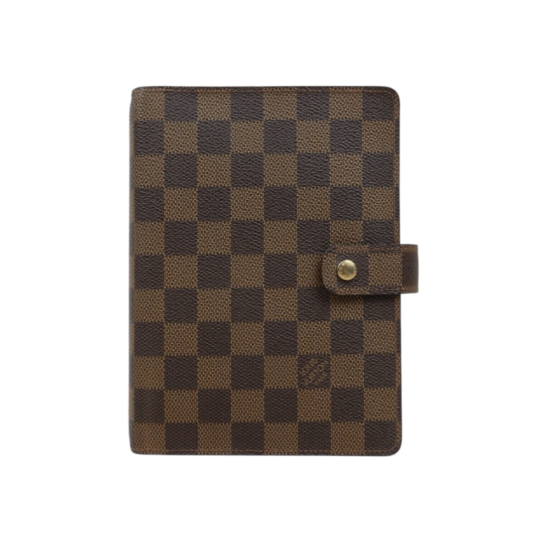 Very Good ( Rank A)｜ LV Damier Ring Agenda Cover Notebook Cover ｜Q25021307