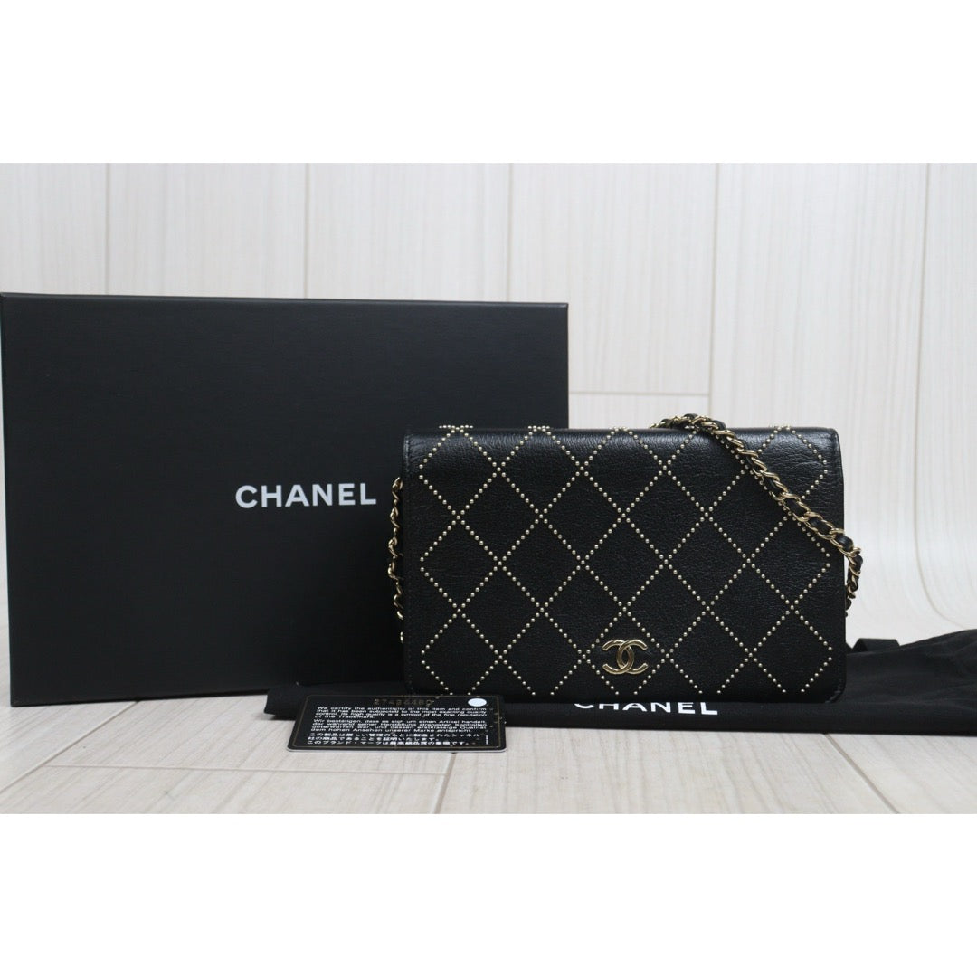 Include Entrupy Certificate of Authenticity｜Very Good ( Rank A)｜CHANEL Caviar Skin WOC 19 Chain Bag Black Made In 2019Year｜S26080606