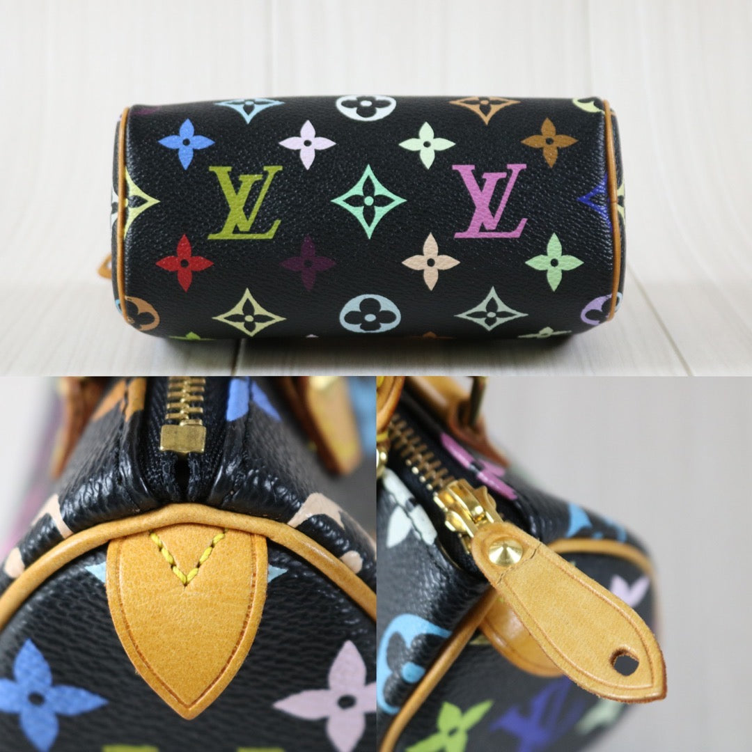 Rank AB ｜ LV Monogram Multicolor Mini Speedy Handbag ｜S24031801