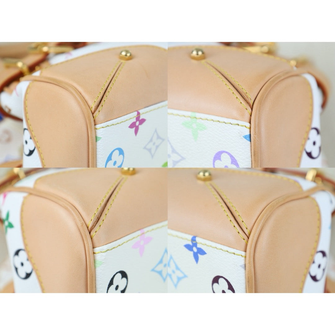 Include Entrupy Certificate of Authenticity｜Very Good ( Rank A)｜Louis Vuitton Takashi Murakam Multi Monogram  Claudia HanBag｜S26073120