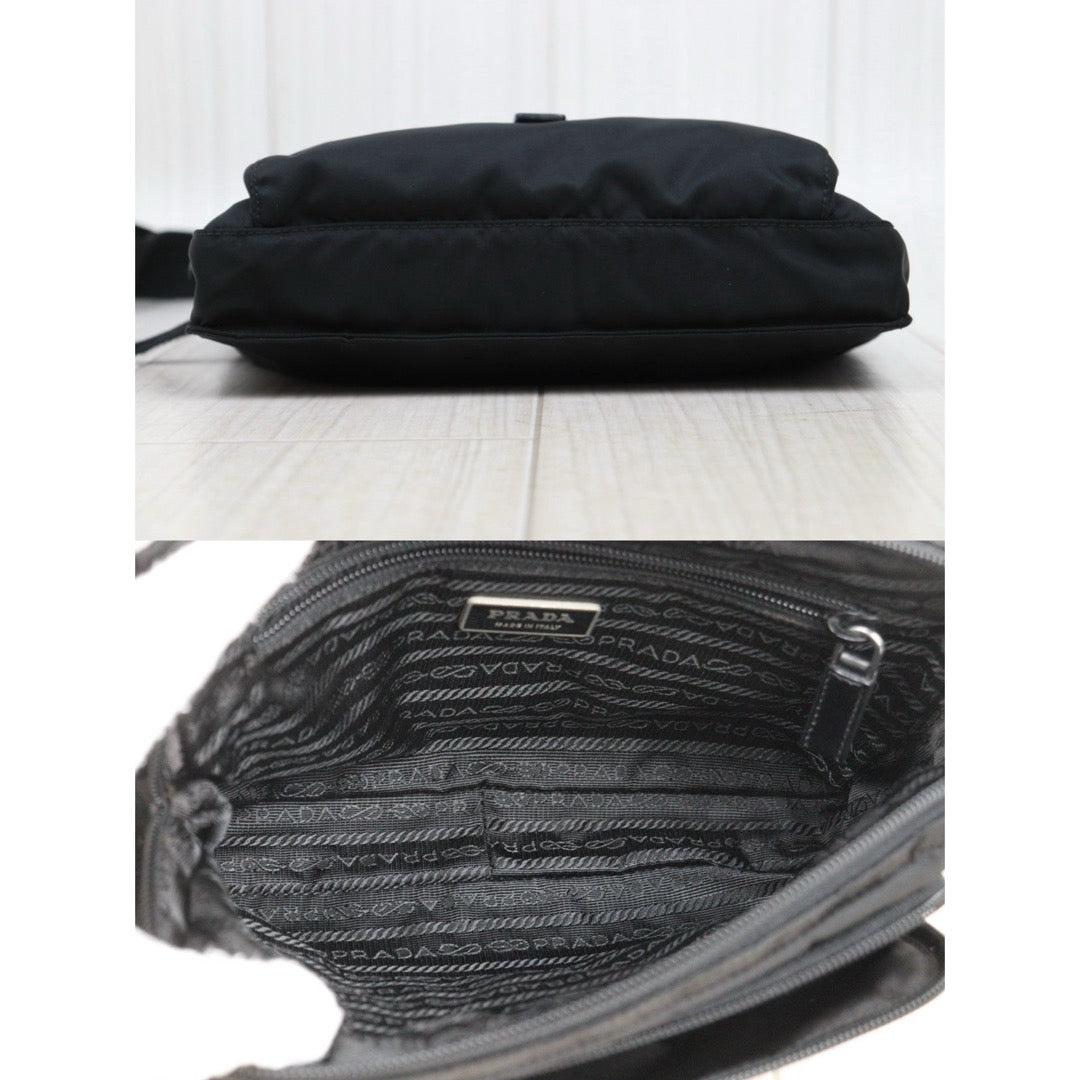 Good ( Rank AB)｜Prada Nylon ShoulderBag Black｜25051707