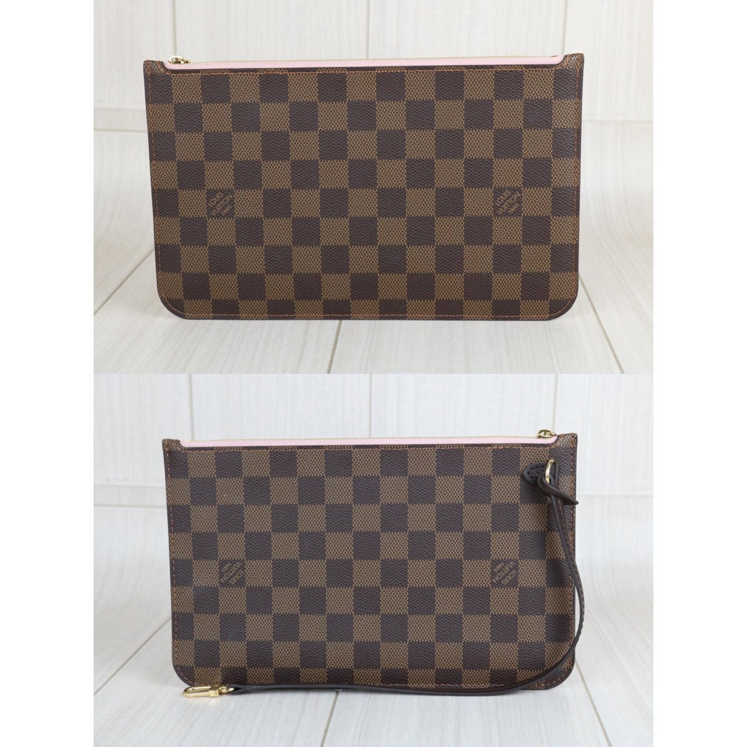 Include Entrupy Certificate of Authenticity｜Very Good ( Rank A)｜ Louis Vuitton Damier Ebene Neverful MM ShoulderBag With Pouch  IC Chips Model｜S26070901
