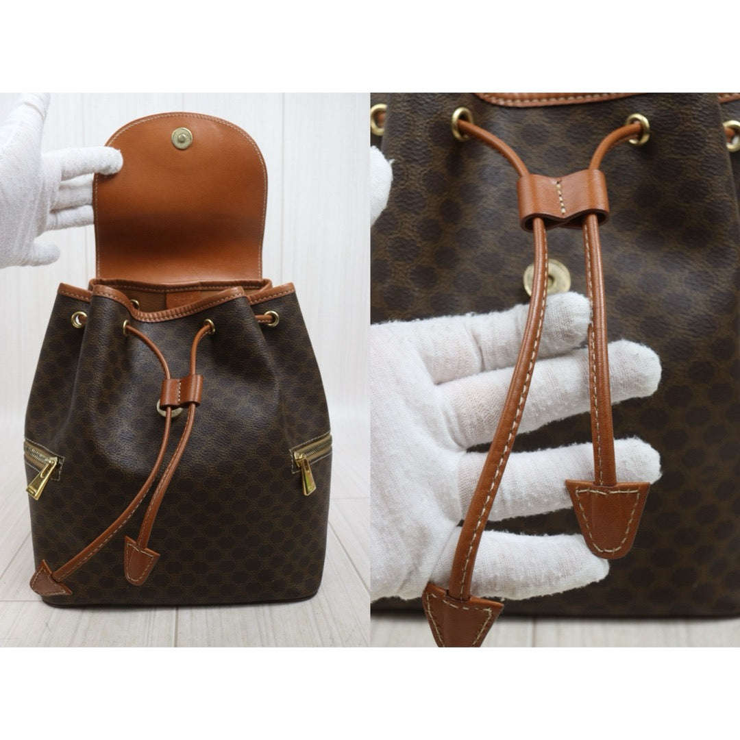 Include Entrupy Certificate of Authenticity｜Very Good ( Rank A)｜CELINE Macadam Backpack  ｜26071308