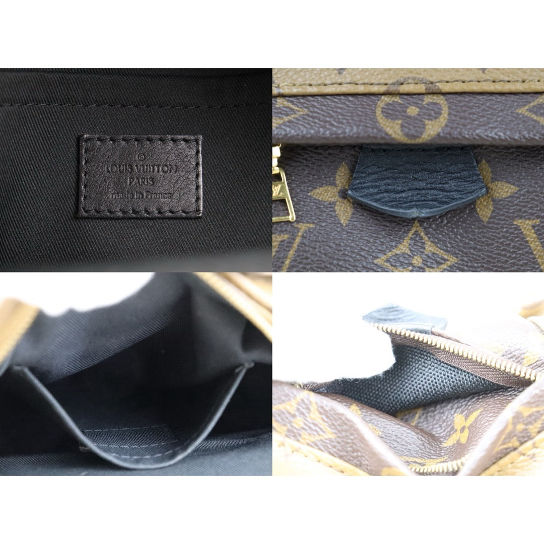 Include Entrupy Certificate of Authenticity｜Very Good ( Rank A) ｜  Louis Vuitton Monogram Coated Canvas Mini Palm Springs Backpack IC Chips Model｜S26040106