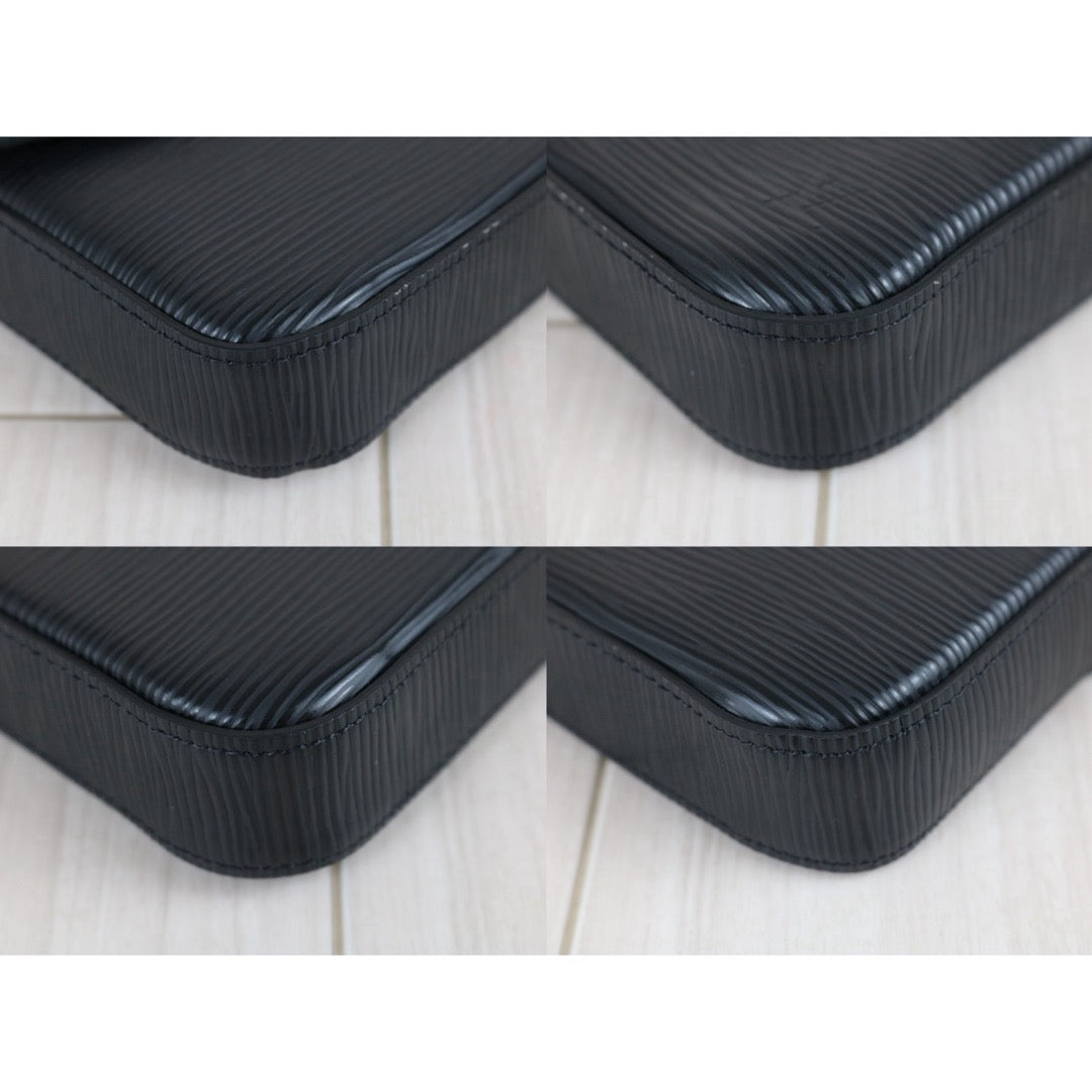 Include Entrupy Certificate of Authenticity｜Very Good ( Rank A)｜Louis Vuitton Epi Pochette Felicie Chain ShoulderBag  Black  IC Chips Model｜X26081806