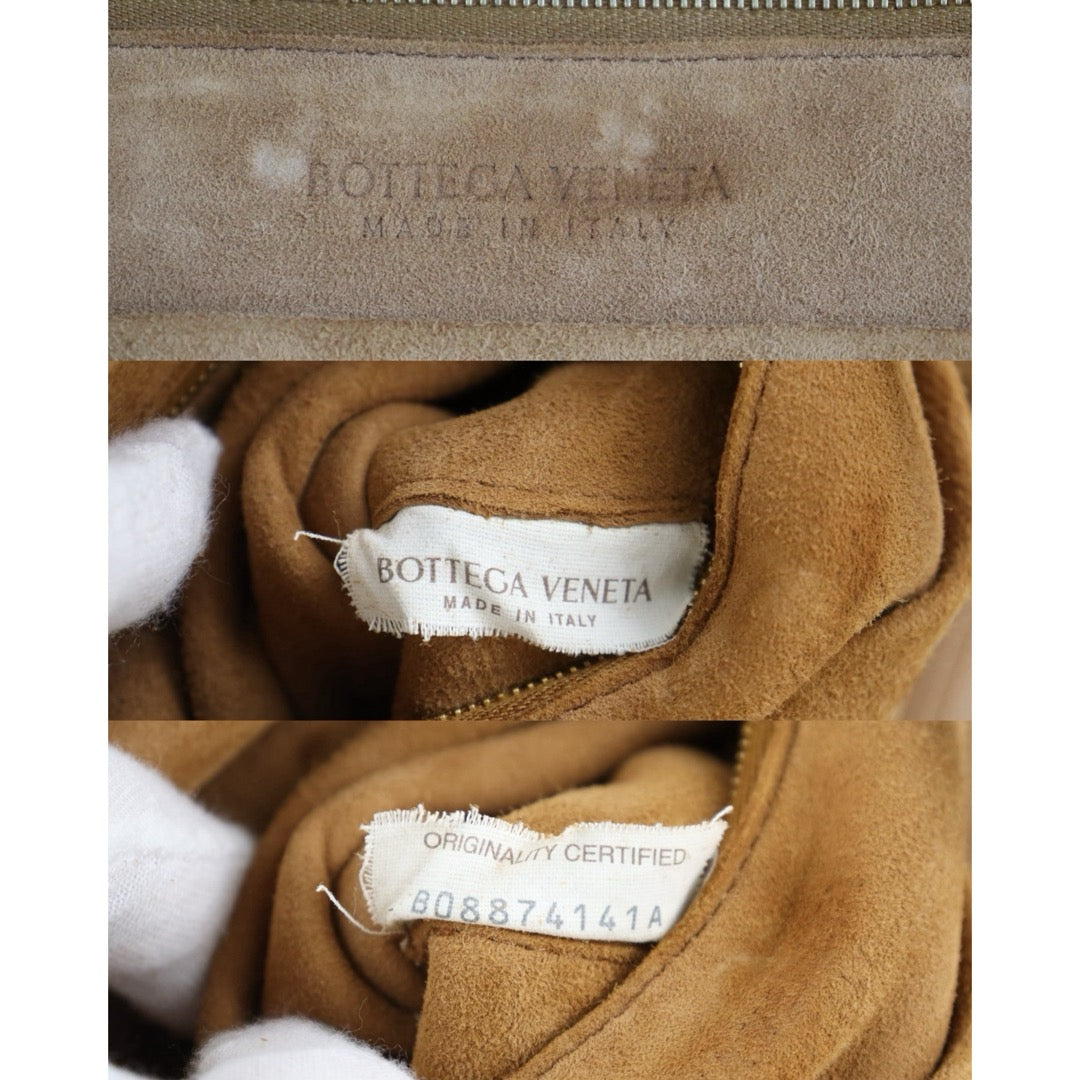 Include Entrupy Certificate of Authenticity｜Good ( Rank AB)｜ Bottega Veneta Arco 33 Calfskin Camel Shoulder Bag｜S26083012
