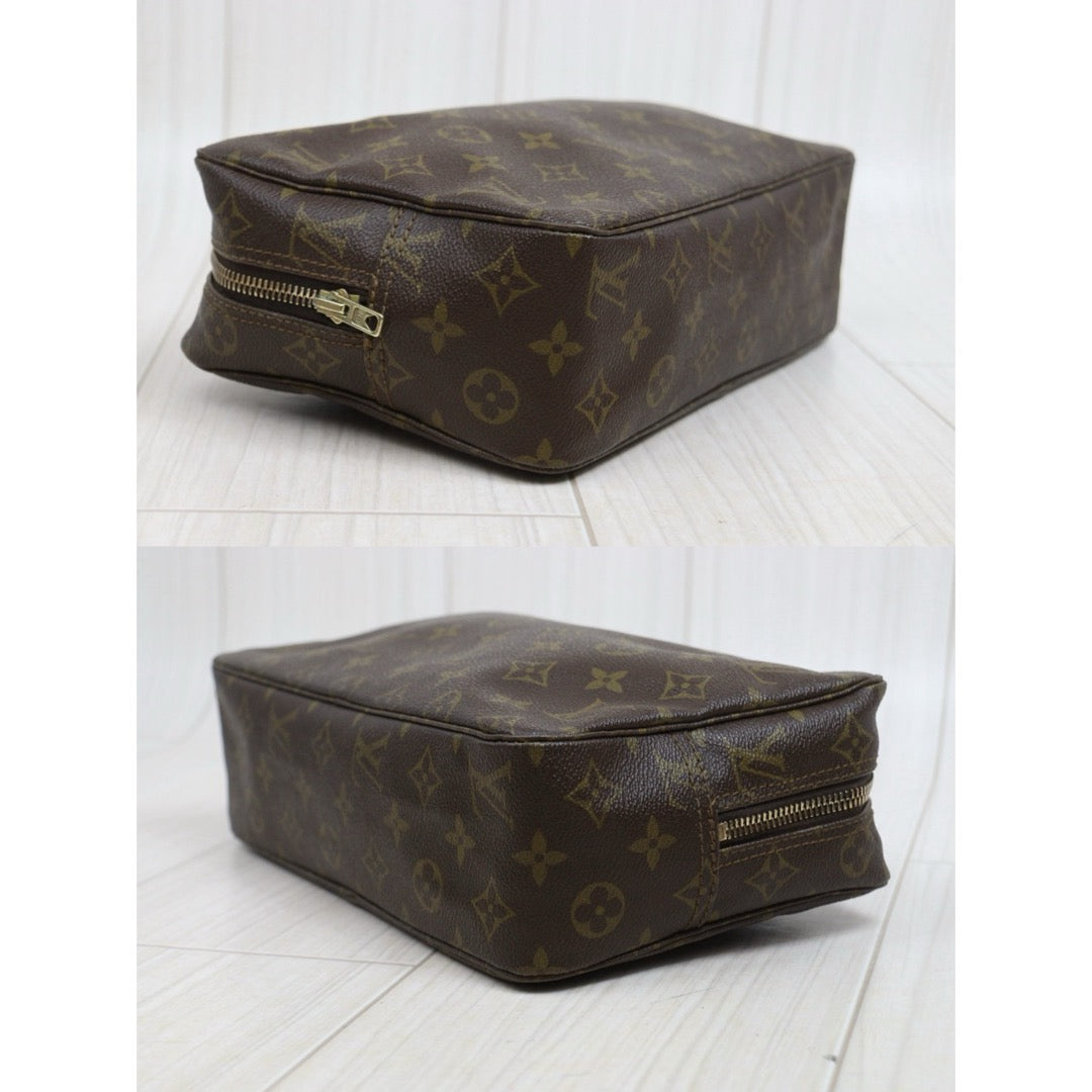 Include Entrupy Certificate of Authenticity｜Good ( Rank AB)｜ Louis Vuitton Truth Toilet 28 Monogram Makeup Pouch｜26060402