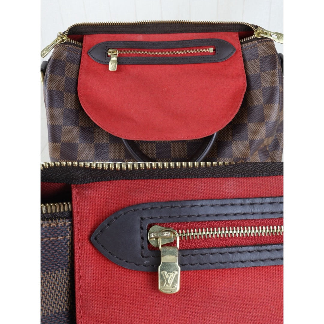 Include Entrupy Certificate of Authenticity｜Good ( Rank AB)｜ Louis Vuitton Damier Speedy 25 Hand Bag With Shoulder Strap｜S26072541