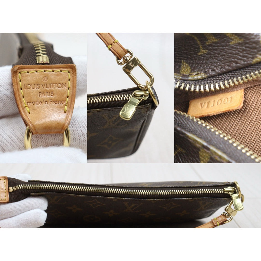 Include Entrupy Certificate of Authenticity｜Good ( Rank AB)｜Louis Vuitton Monogram Pochette Accessoires ｜26040806