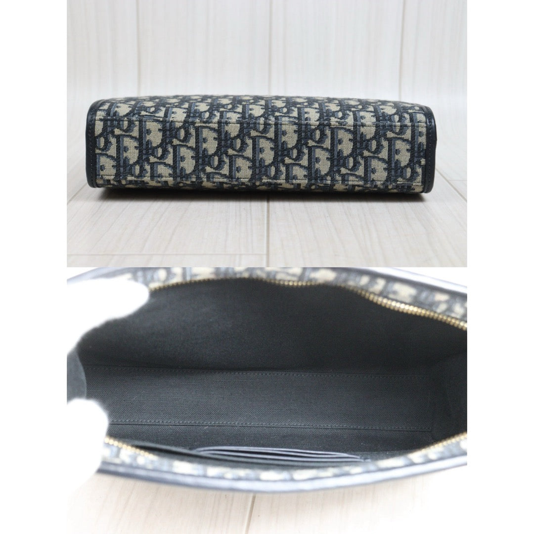 Include Entrupy Certificate of Authenticity｜Very Good ( Rank A)｜Dior Montaigne Oblique Pouch Handbag 26｜S26060102