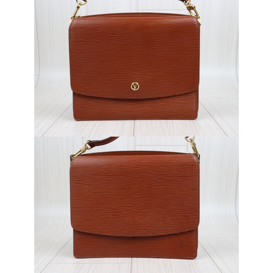 Rank A ｜LV Epi Grenelle Shoulder Bag Brown｜23111201
