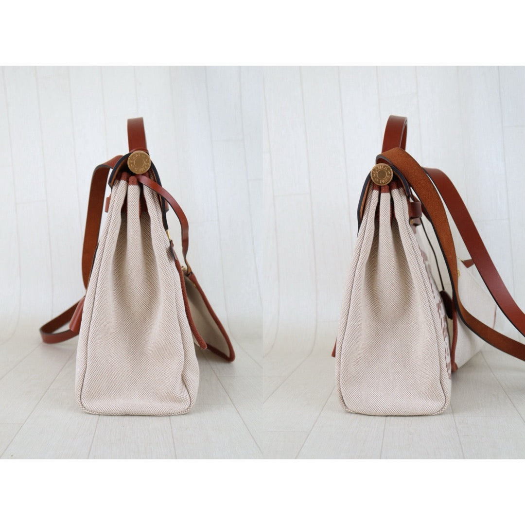 Include Entrupy Certificate of Authenticity｜Very Good ( Rank A)｜ HERMES Herbag Zip 31  Shoulder Bag U Stamp Made In 2022Year｜S26040102