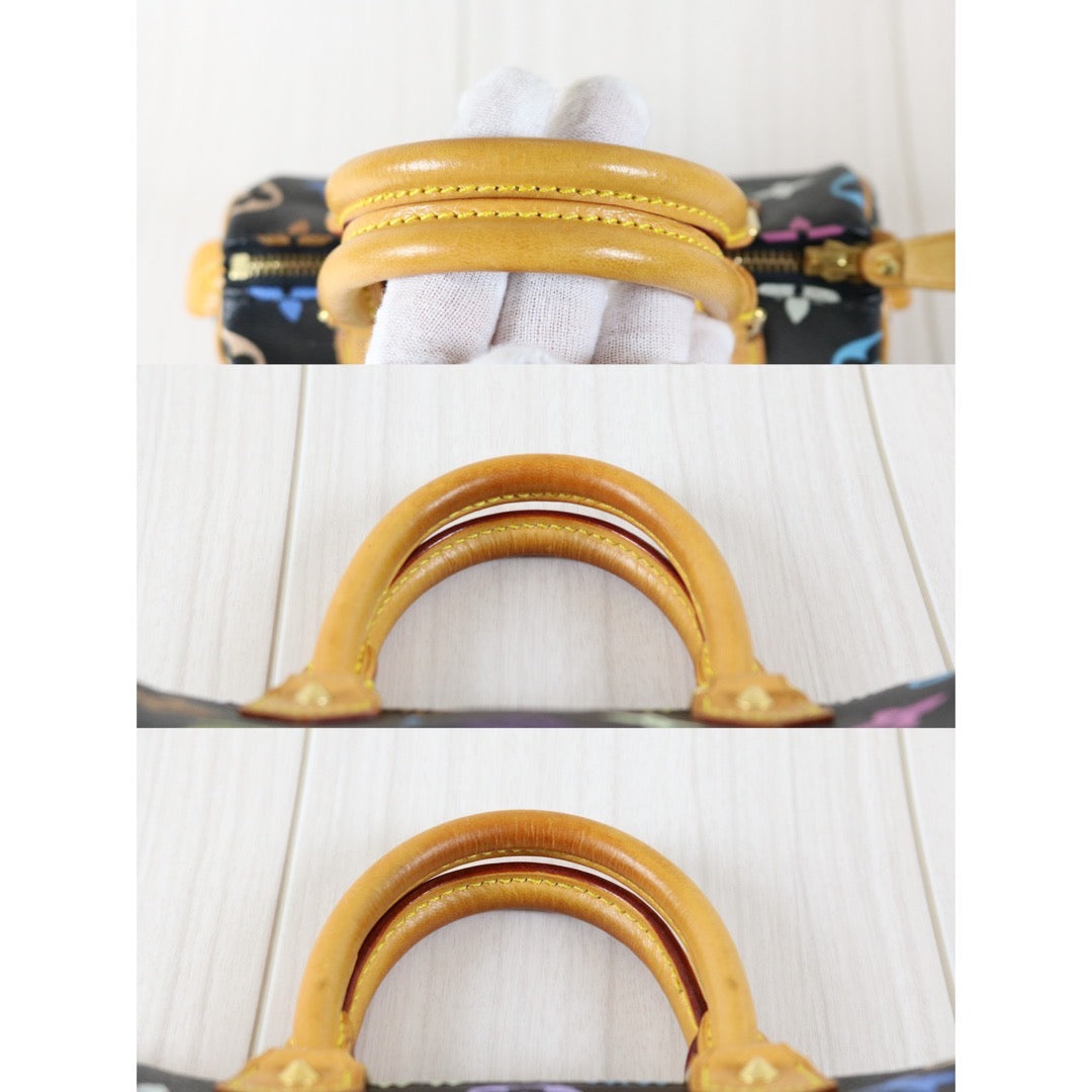 Rank AB ｜ LV Monogram Multicolor Mini Speedy Handbag ｜S24031801