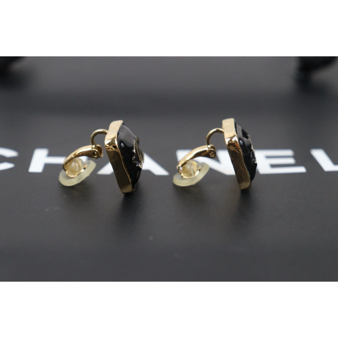 Very Good ( Rank A)｜CHANEL COCO Mark Sugar cube Earrings ｜P24110118