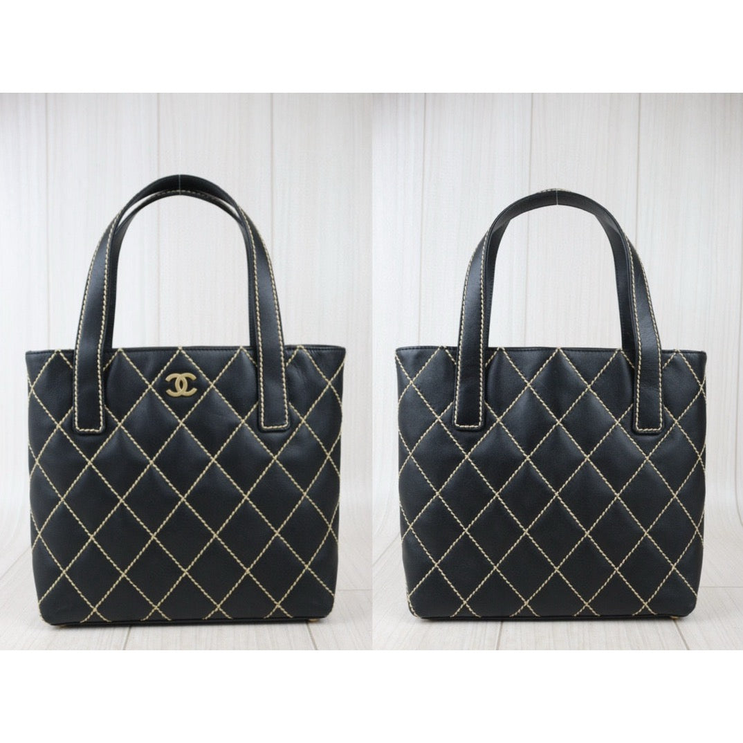 Very Good ( Rank A)｜ CHANEL Calf Leather Hand Bag Made In 2003～2004Year｜24082203