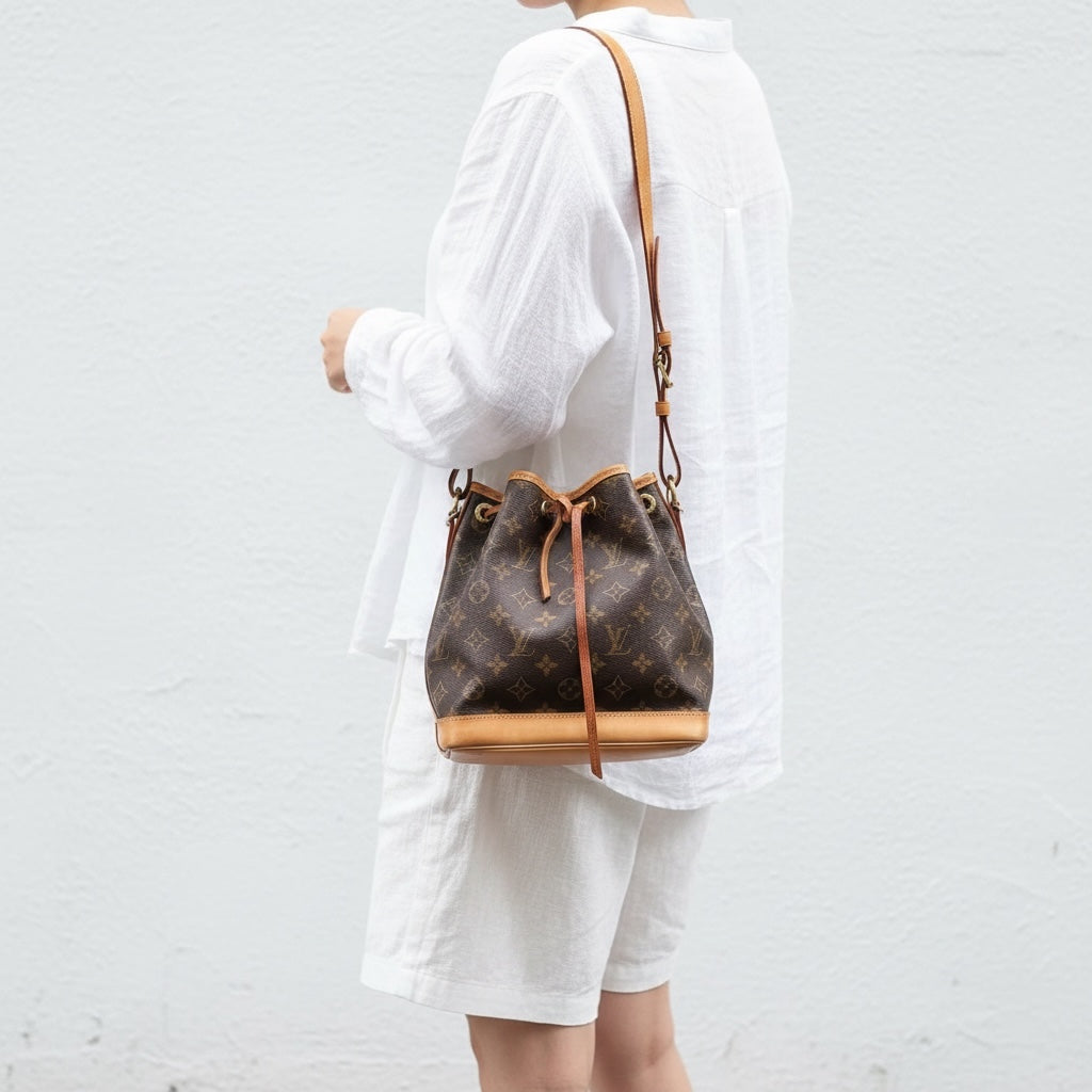 Include Entrupy Certificate of Authenticity｜Good ( Rank AB)｜ Louis Vuitton Monogram Noe BB Shoulder Bag｜S26041412