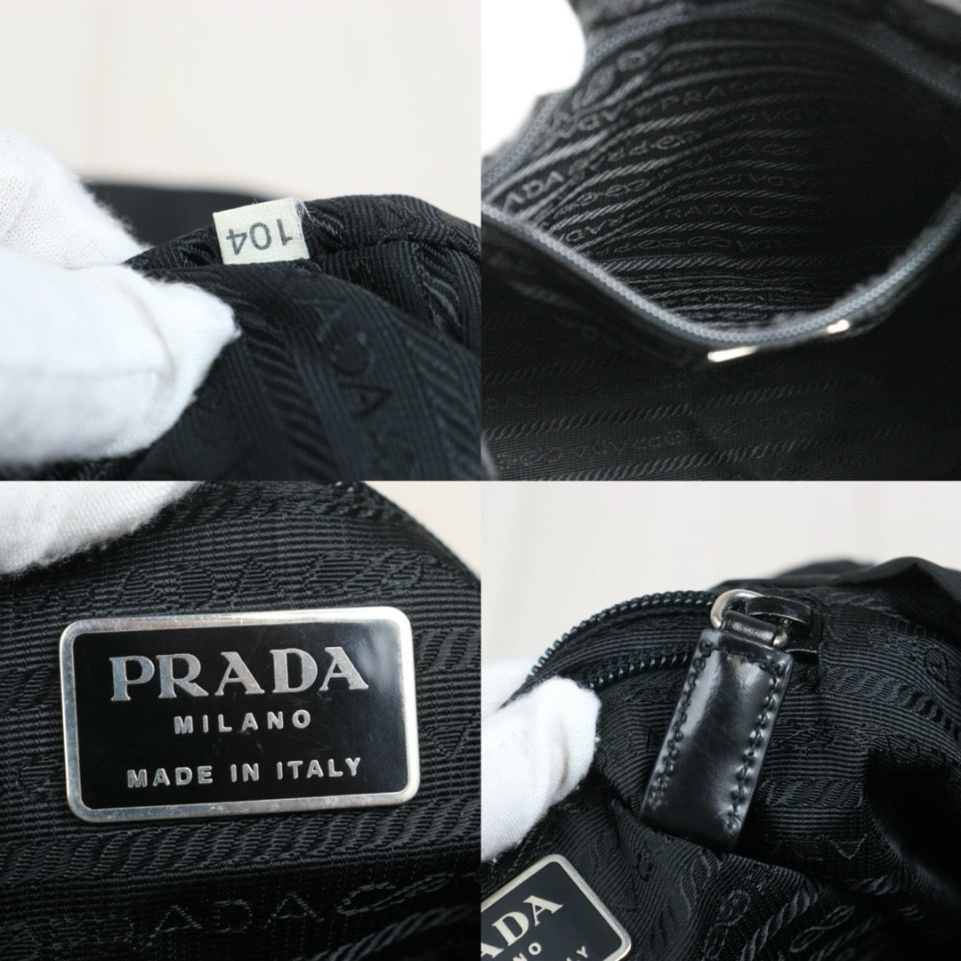 Include Entrupy Certificate of Authenticity｜Good ( Rank AB)｜Prada Nylon Backpack Small  Black｜26061809