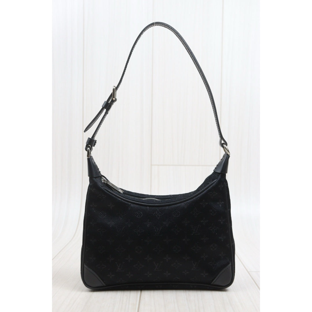 Include Entrupy Certificate of Authenticity｜Very Good ( Rank A) ｜Louis Vuitton Monogram  Satin  Little BoulognebMini Shoulder Bag ｜26093002