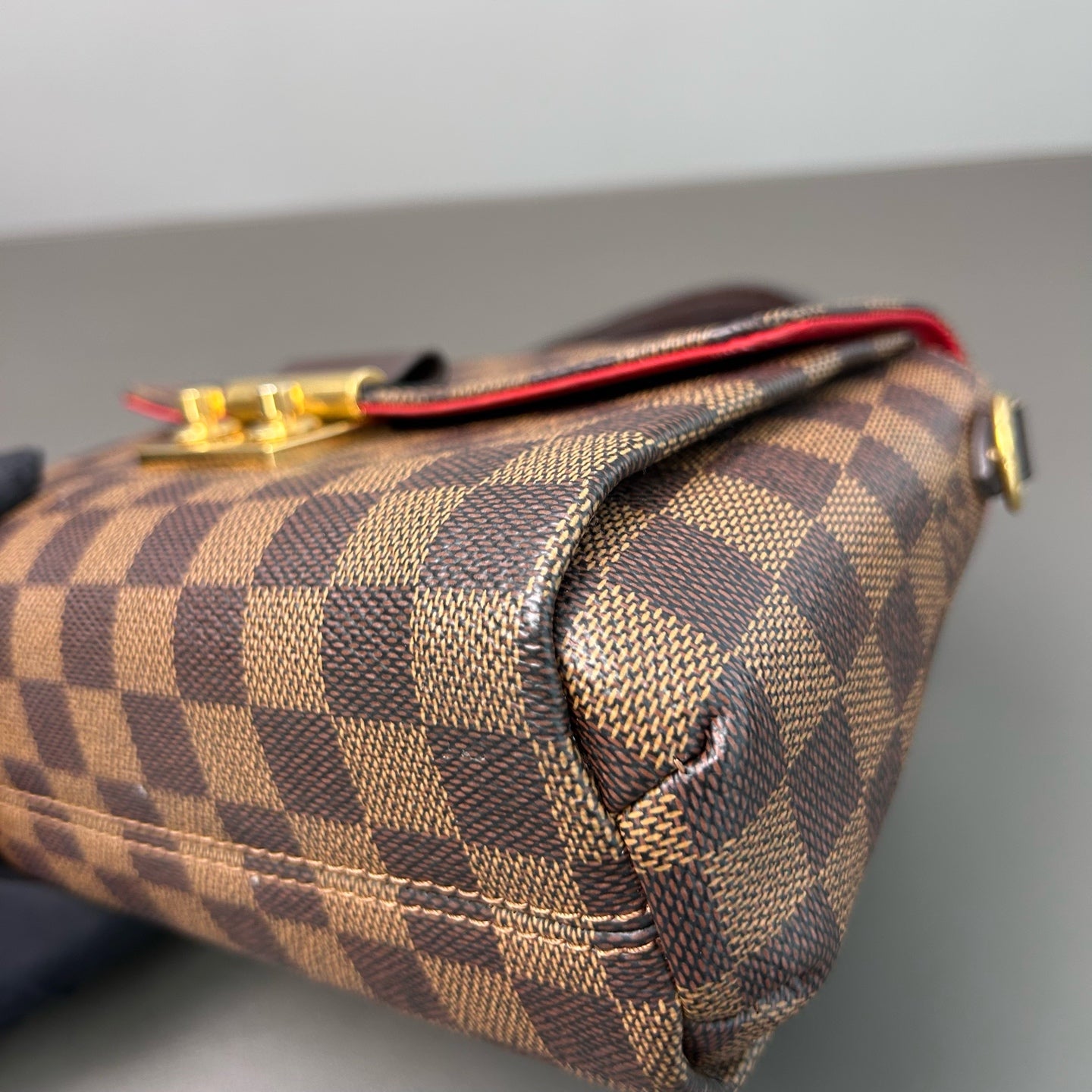 LV Damier Croisette Handbag With Shoulder Bag