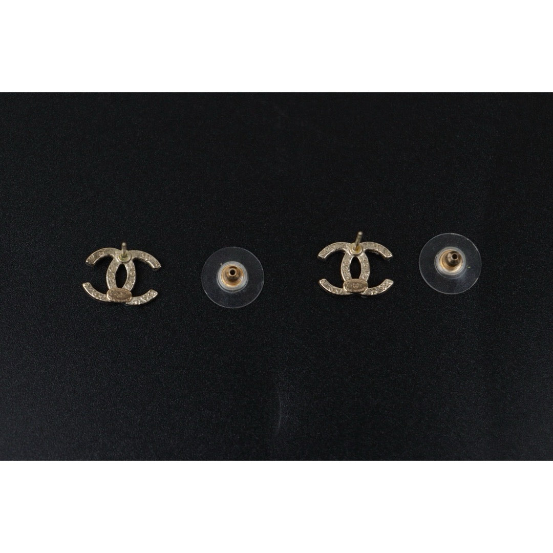 Very Good ( Rank A) ｜CHANEL  COCO Mark Pearl Earrings Made In 2015Year｜V25110620