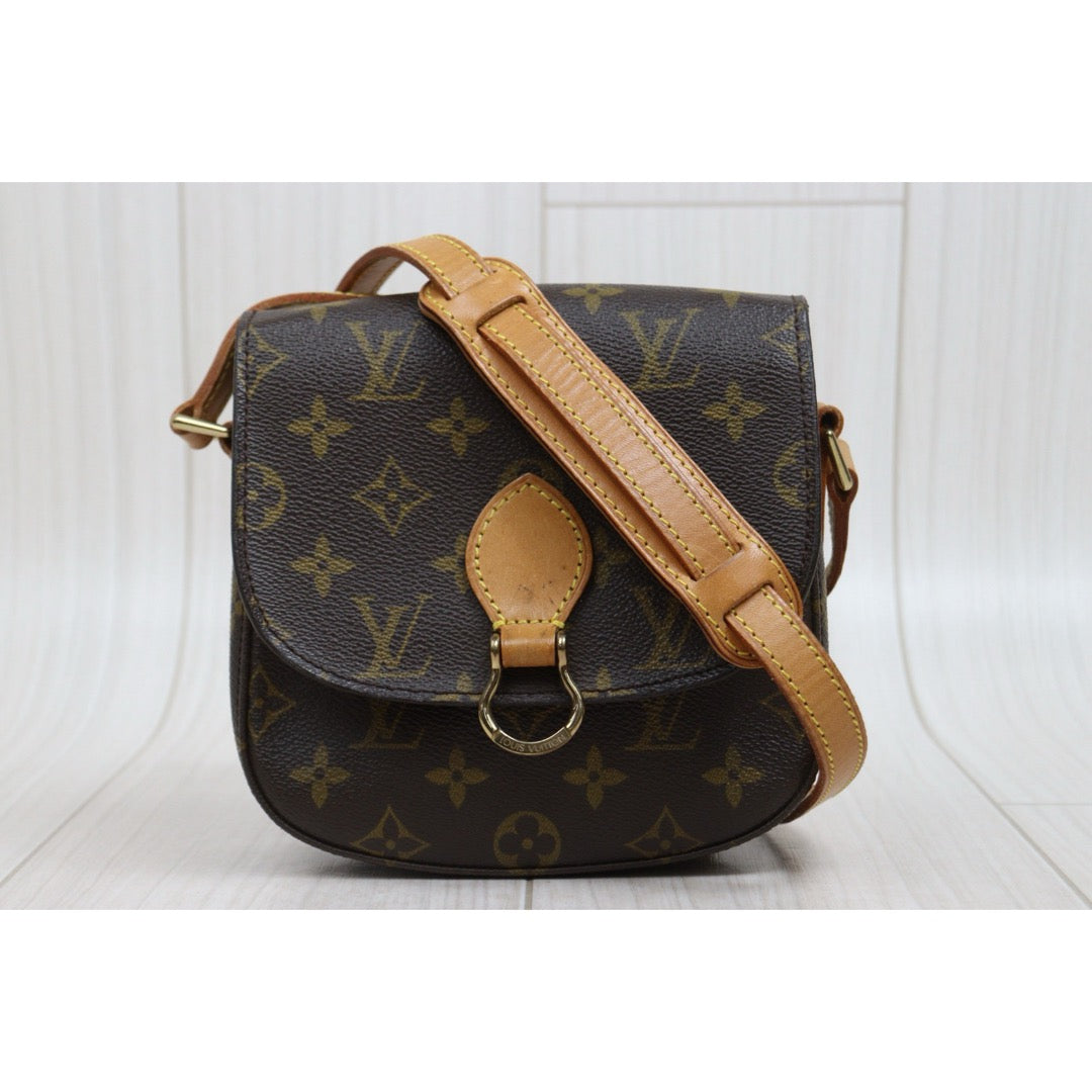 Include Entrupy Certificate of Authenticity｜Good ( Rank AB)｜ Louis Vuitton Monogram Saint Cloud PM Shoulder Bag ｜26031907