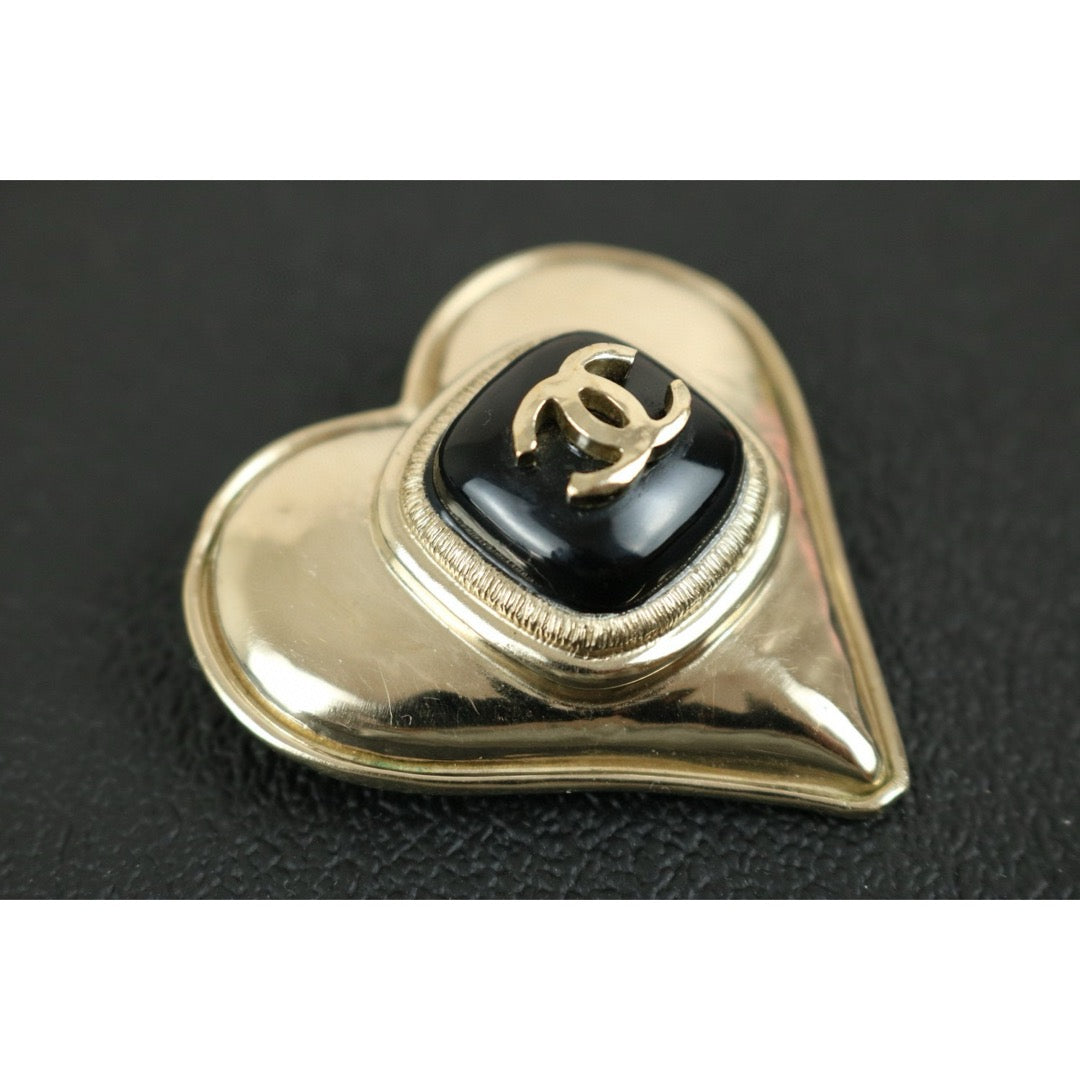 Very Good ( Rank A)｜ CHANEL Coco Mark 21K Gold Plated Brooch ｜X24121301