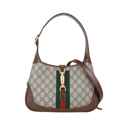 Very Good ( Rank A) ｜ GUCCI Tan Monogram Canvas Hobo Jackie O Bag With Shoulder Strap｜H25011103